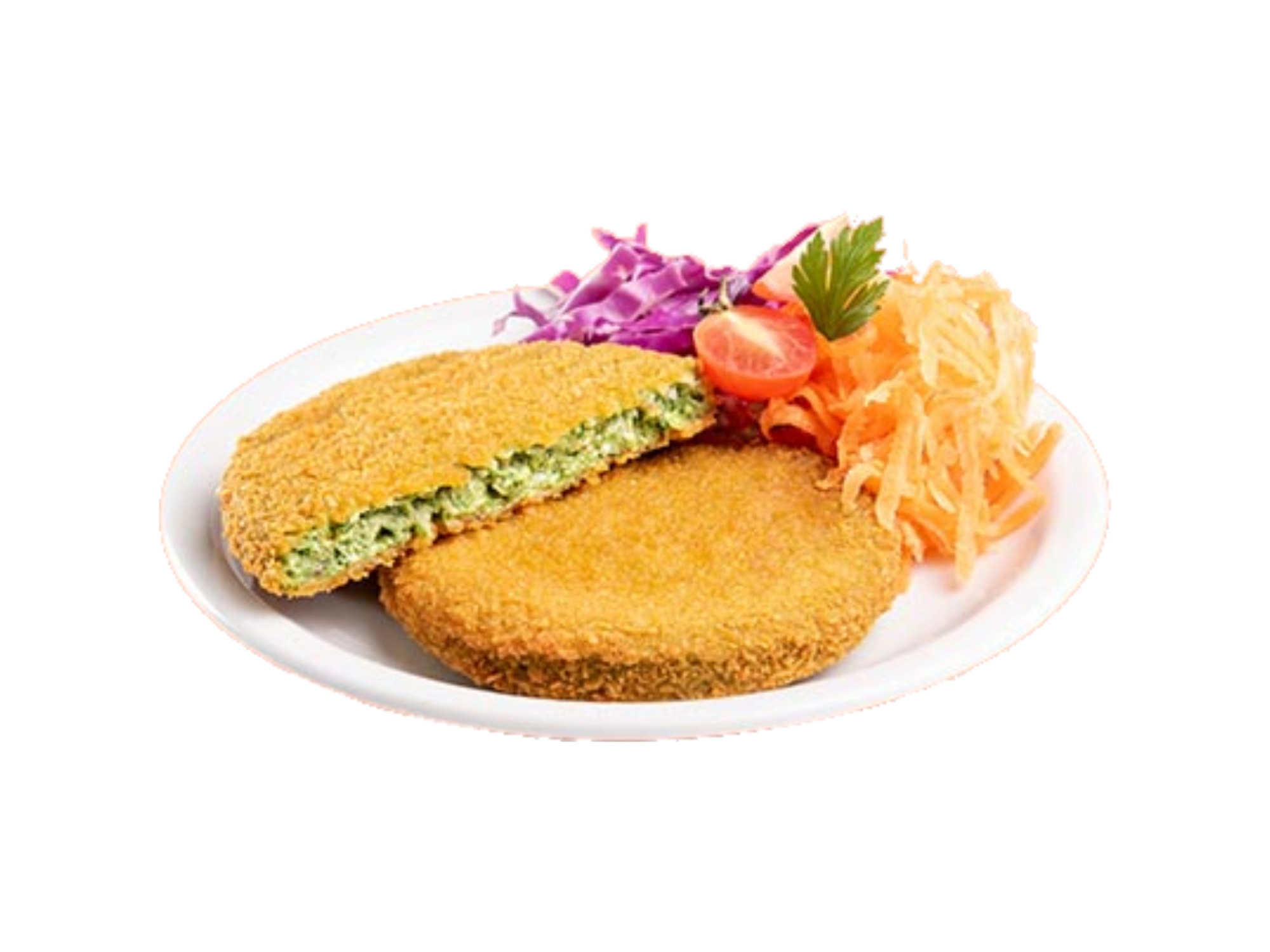Medallon de pollo con espinaca