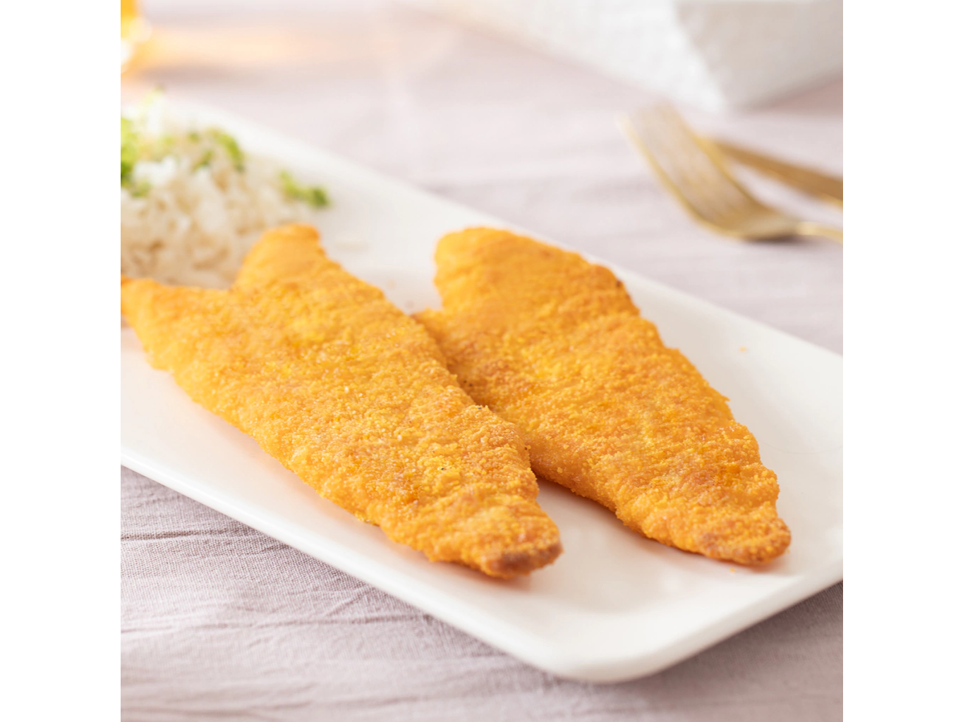 Filet de merluza rebozado