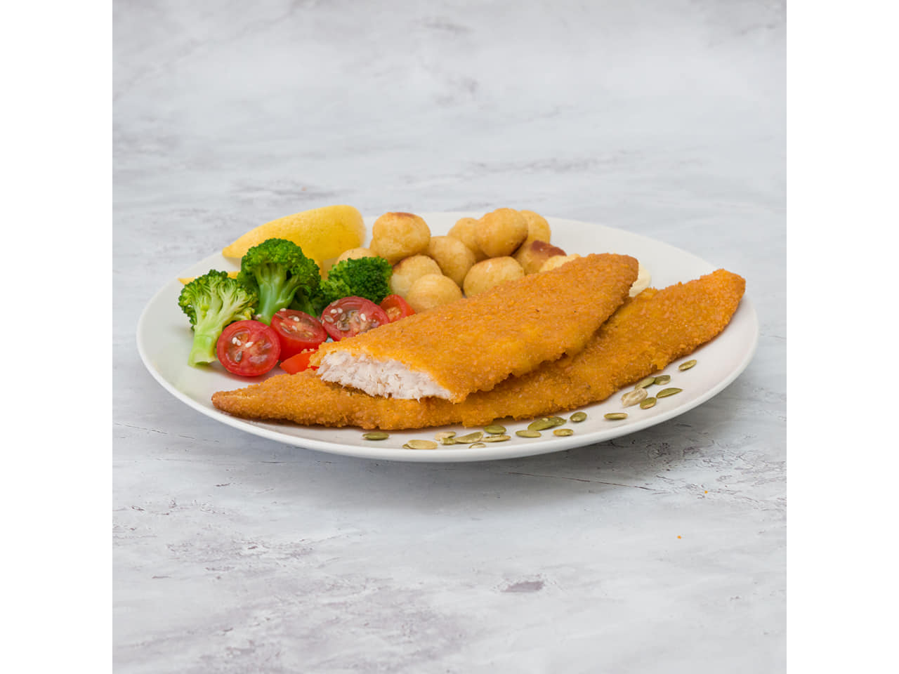 Filet de Mza rebozado