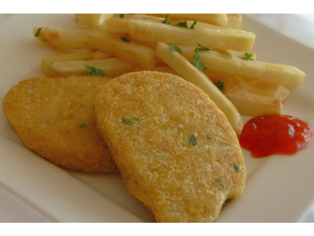 Mini pechuga de pollo y verdeo