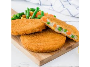 Medallon de pollo con primavera