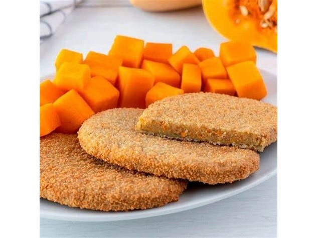 Milanesa de Soja con calabaza