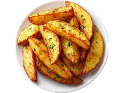 Papas fritas en gajos