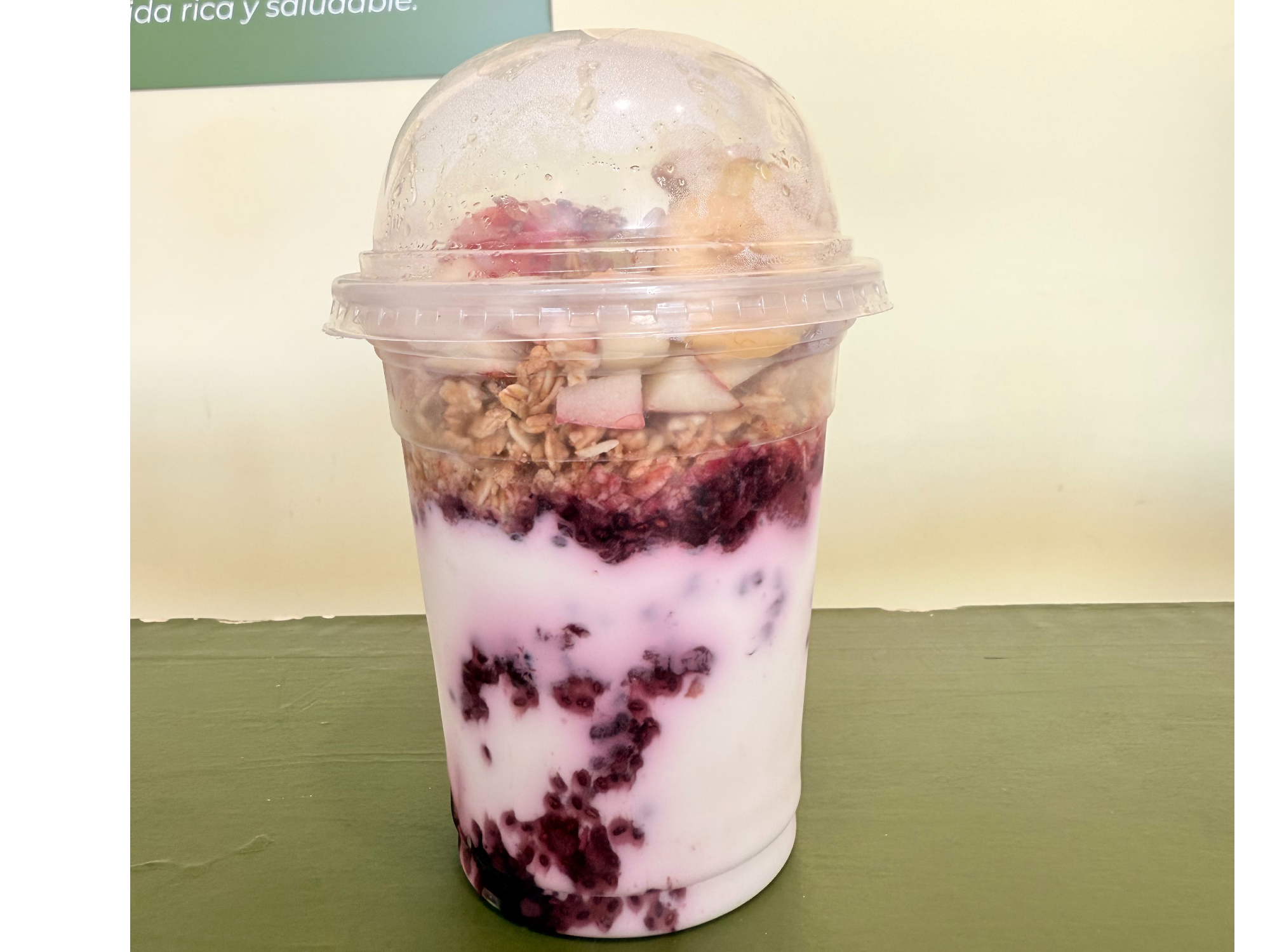 Pudin de chía (Mermelada de Frutos Rojos)