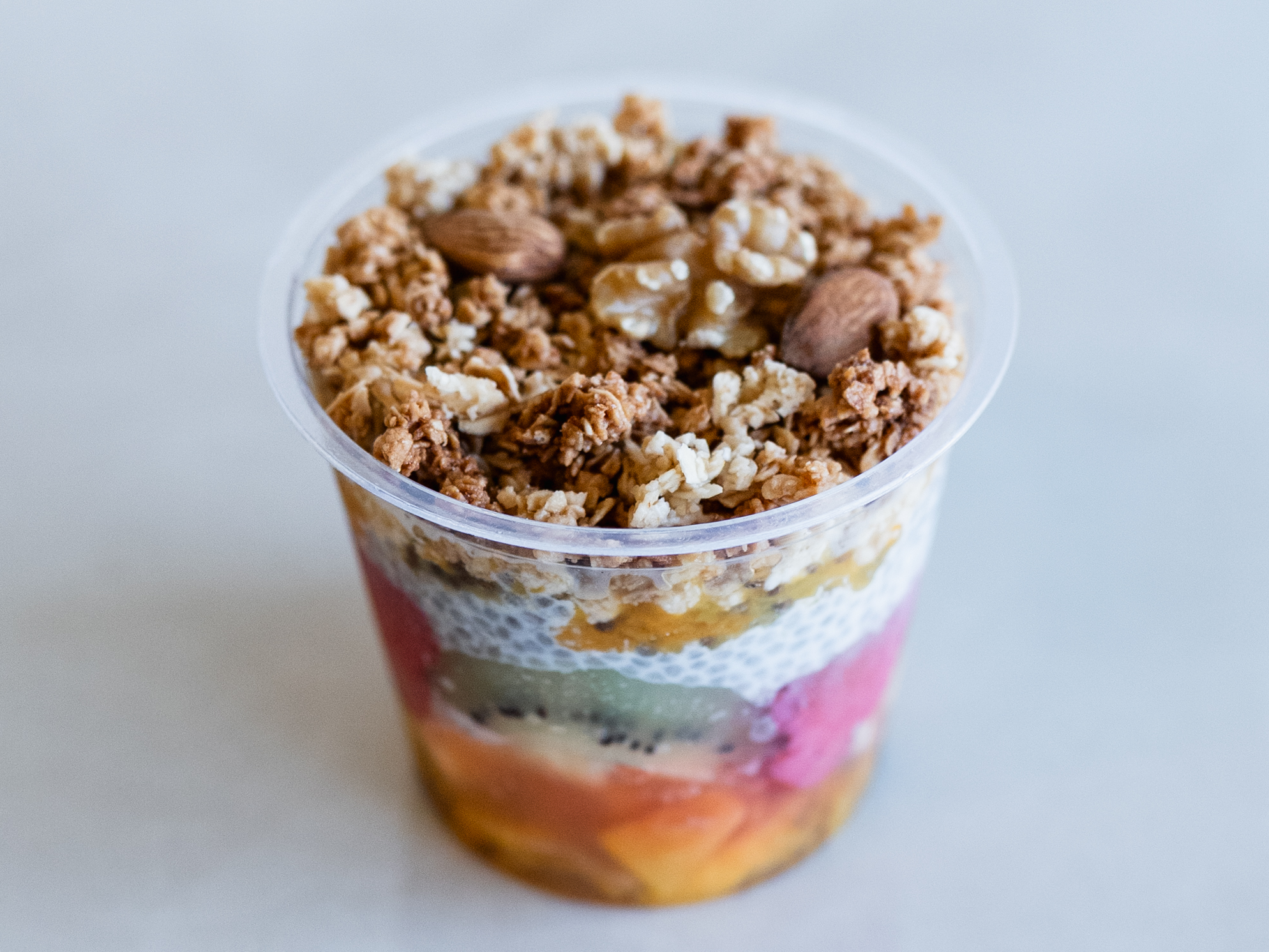 Puding de chía ( con bebida de almendras)