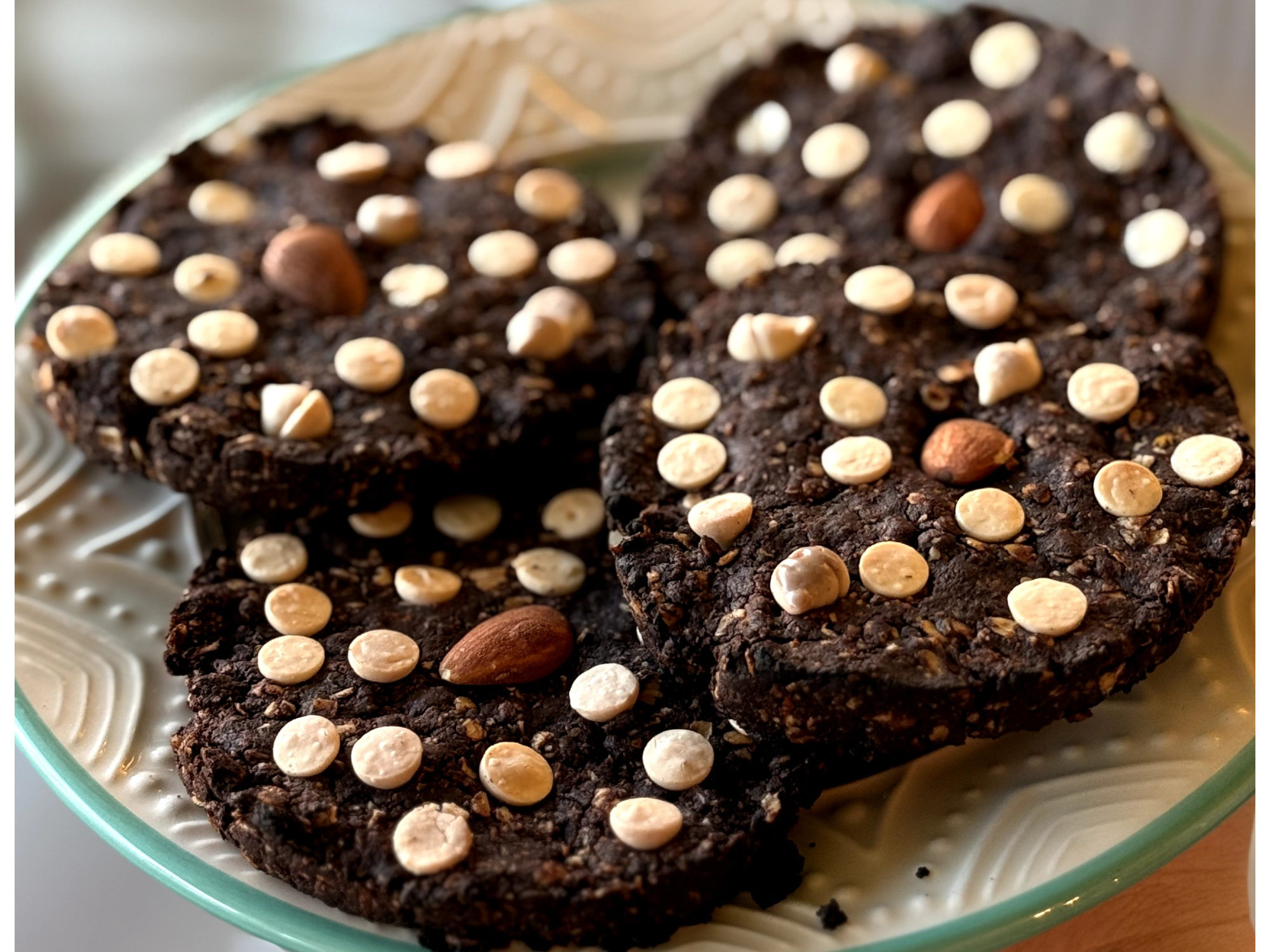 Cookies de Algarroba, Cacao Amargo y Avena ( Unidad 80g)