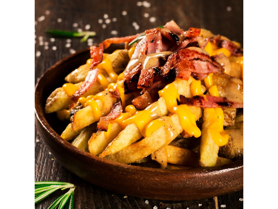 CAJA PAPAS CON CHEDAR Y BACON