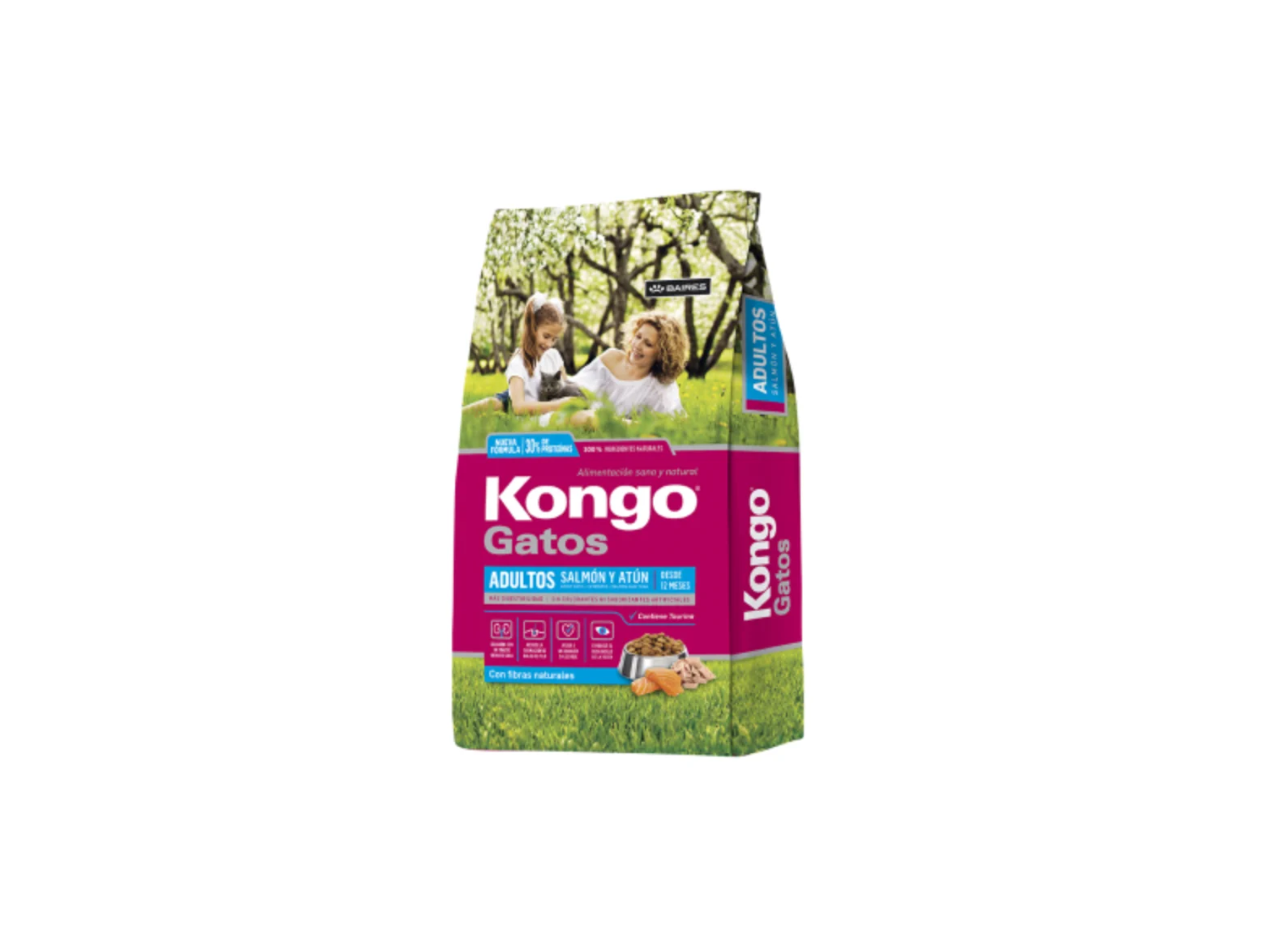 Kongo Gato Adulto Natural Salmon y Atun 15Kg