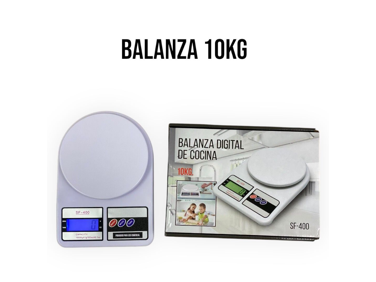 Balanza de cocina 10 kg