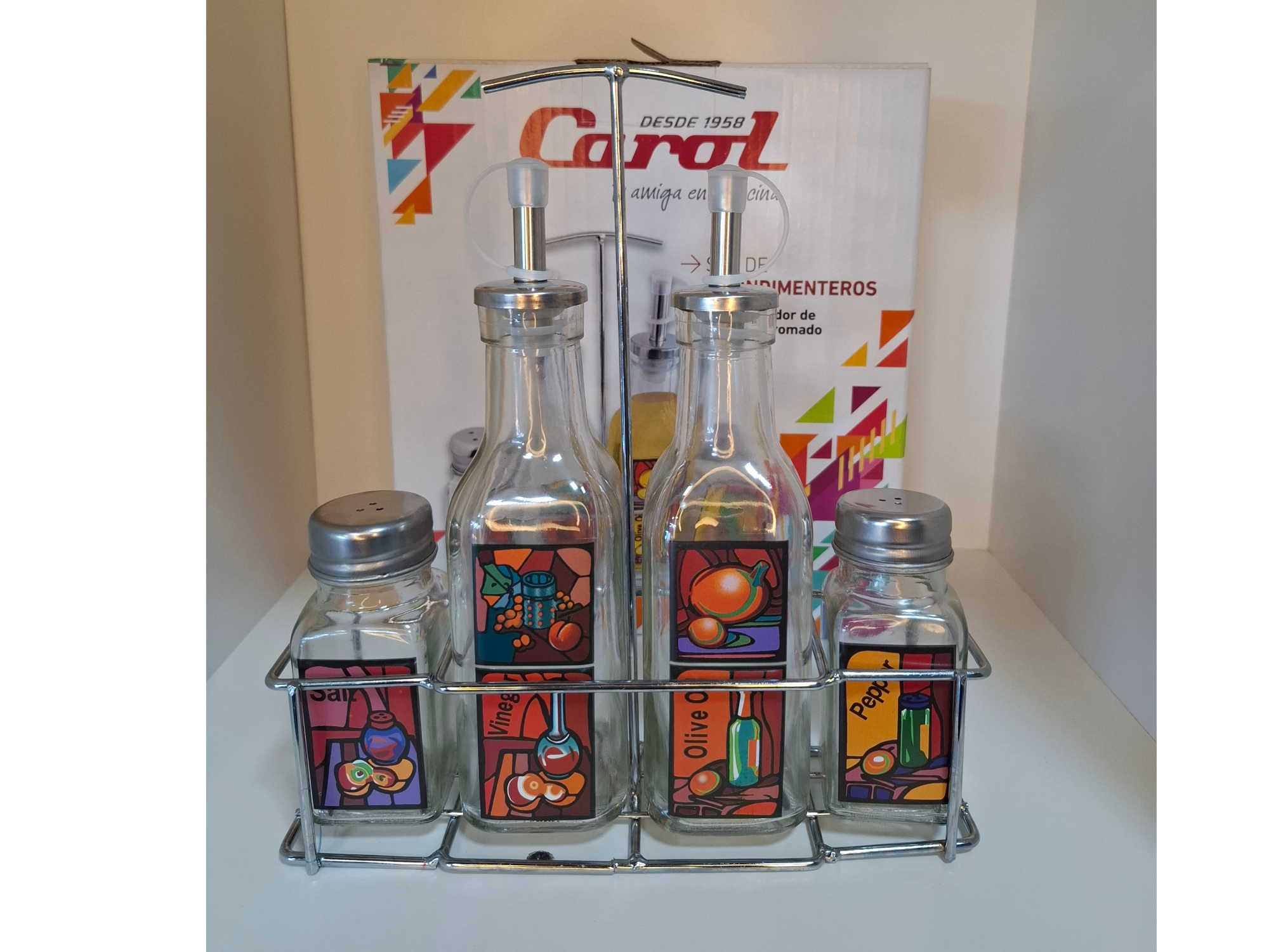 Set aceitero y saleros