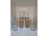 Vasos de vidrio Facetados