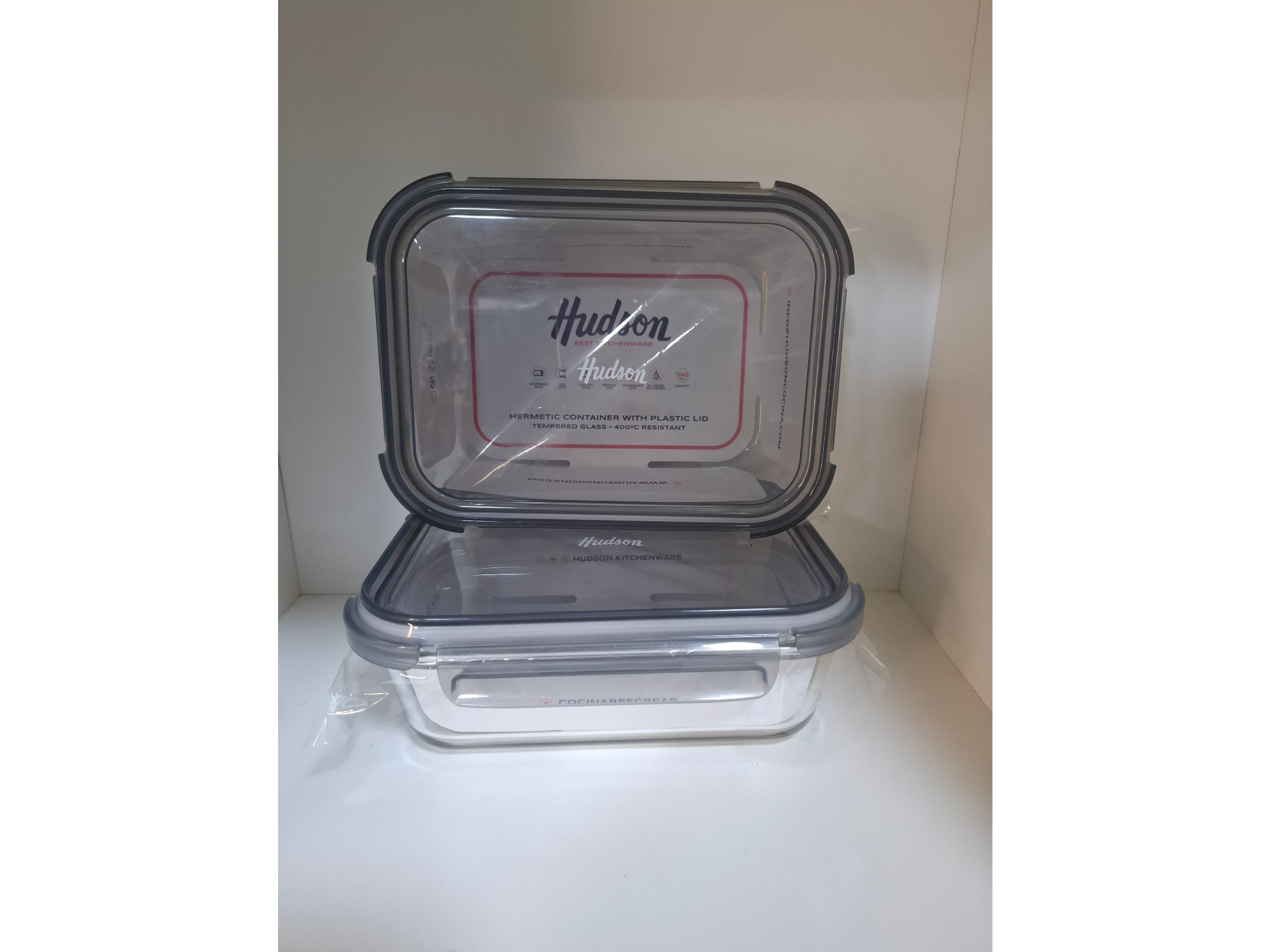 Herméticos de vidrio con tapa