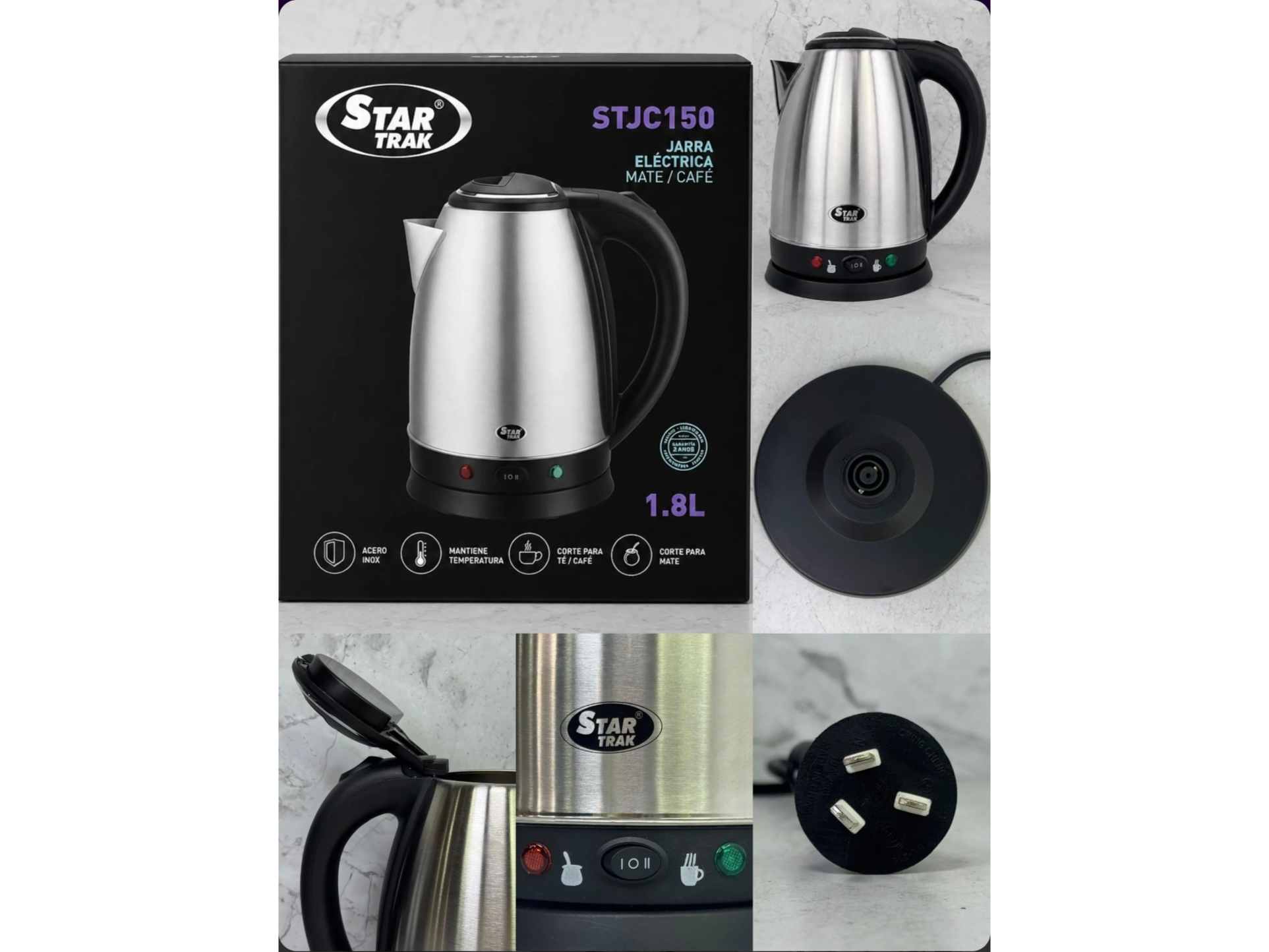 Pava eléctrica corte mate