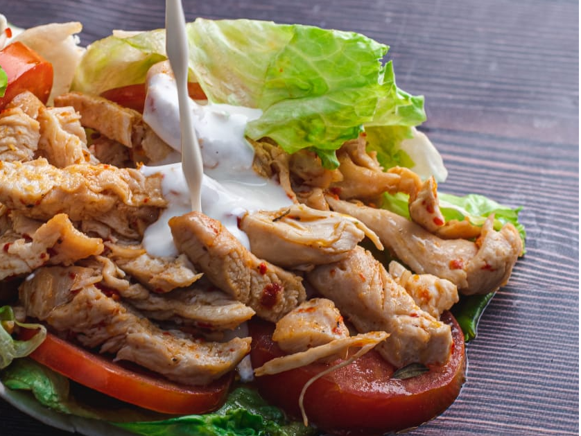 Sándwich en Pan Árabe de Pollo