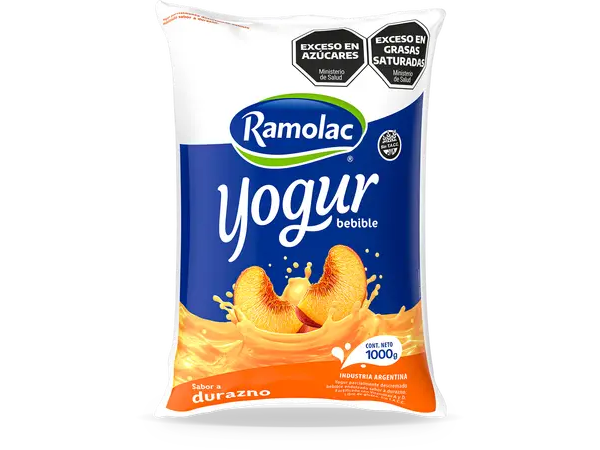 Yogurt durazno 1 lt