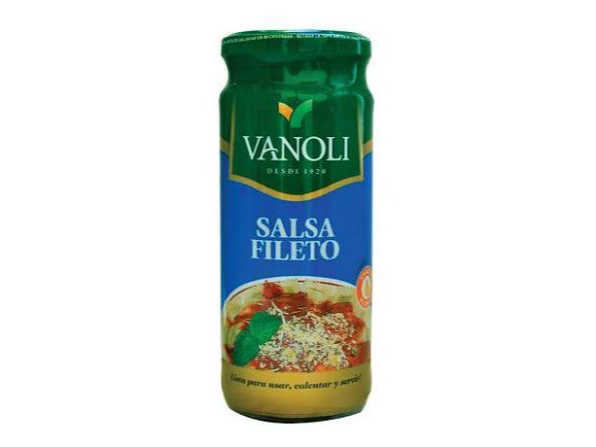 Salsa fileto en frasco 340 gr