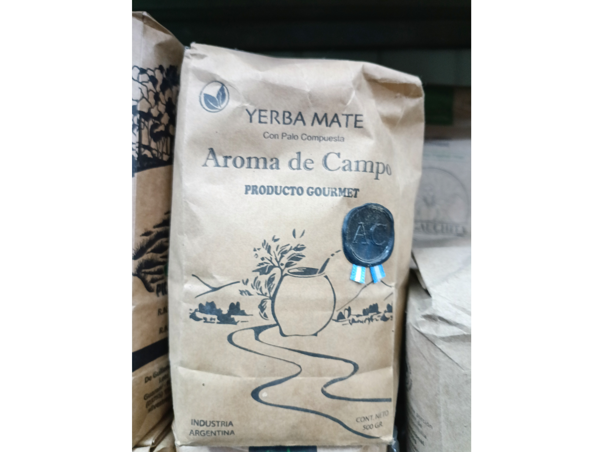 Yerba mate con palo compuesta