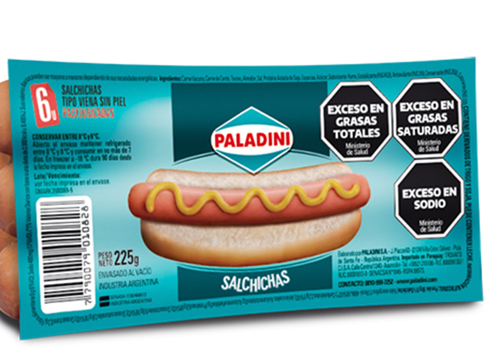 Salchichas 6 unidades