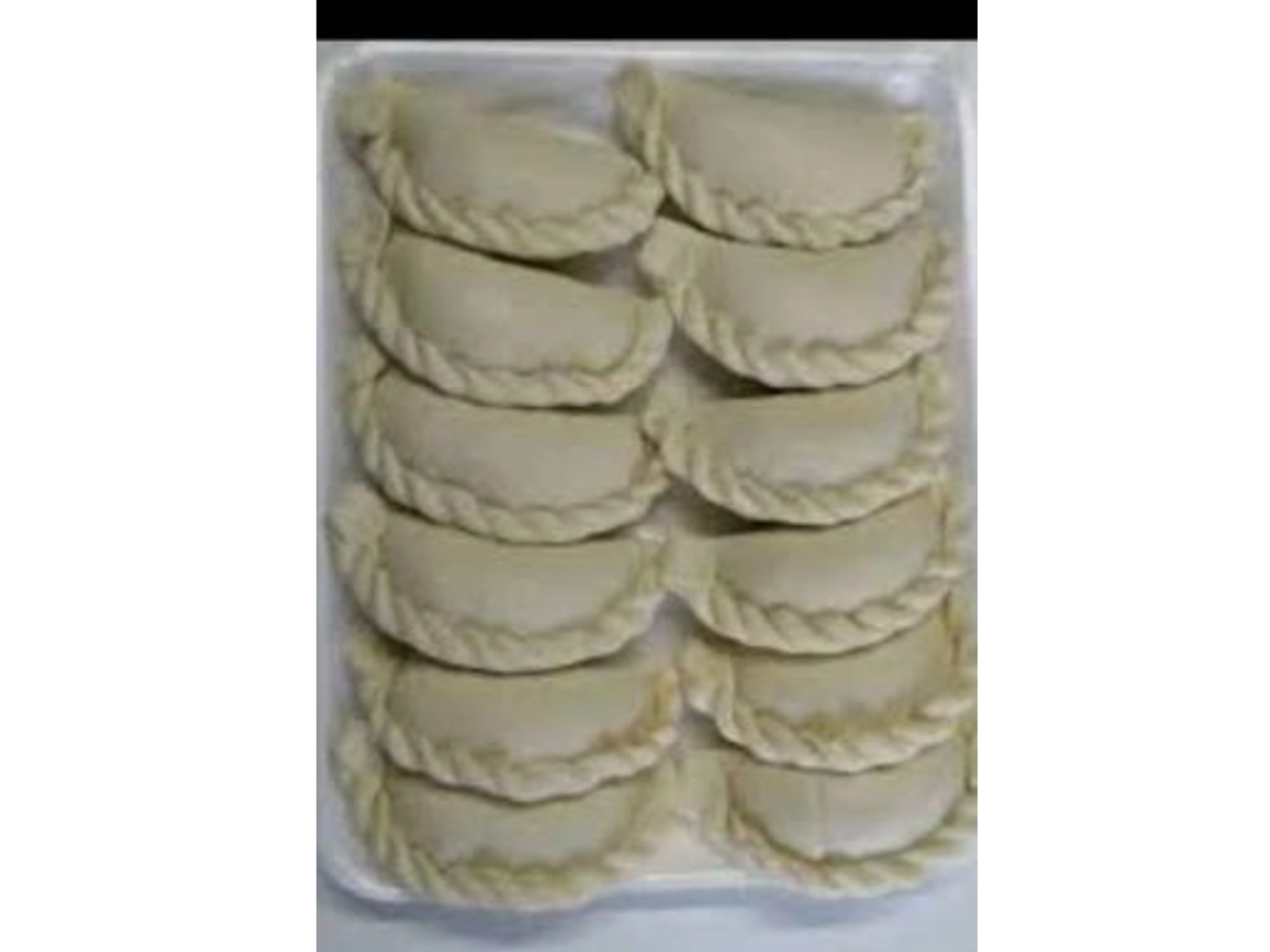 6 Empanadas jamón queso y cebolla. Listas para Hornear o freír