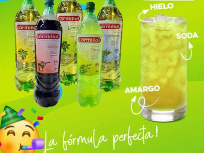 Amargo 0% Azúcar ± Soda 2L