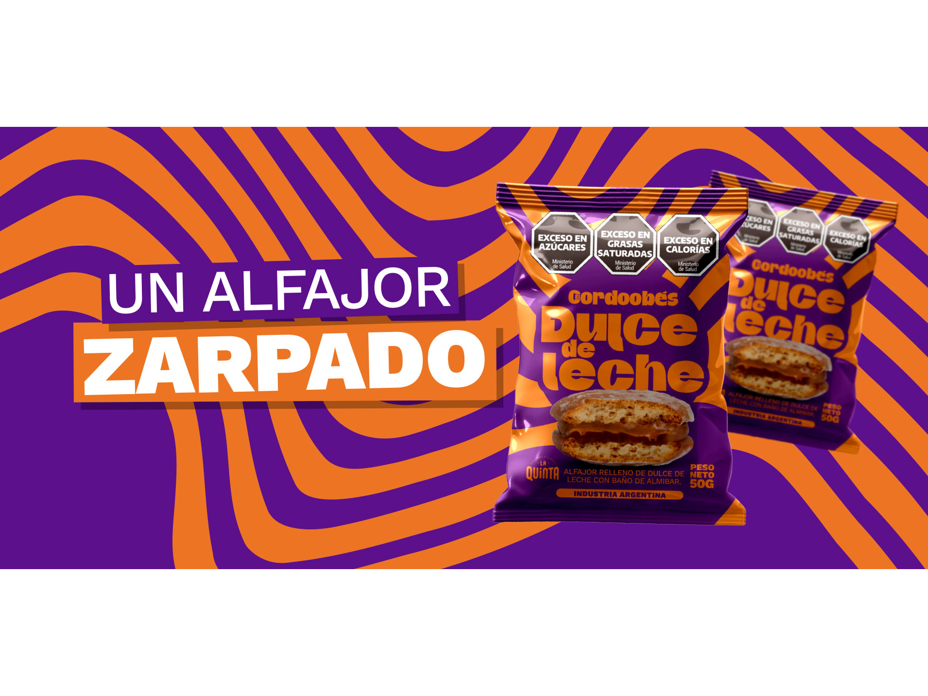 Alfajor Cordobés dulce de leche