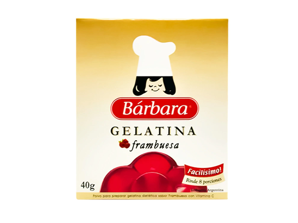 Gelatina frambuesa