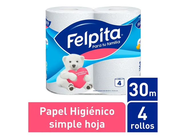 Papel higiénico Felpita