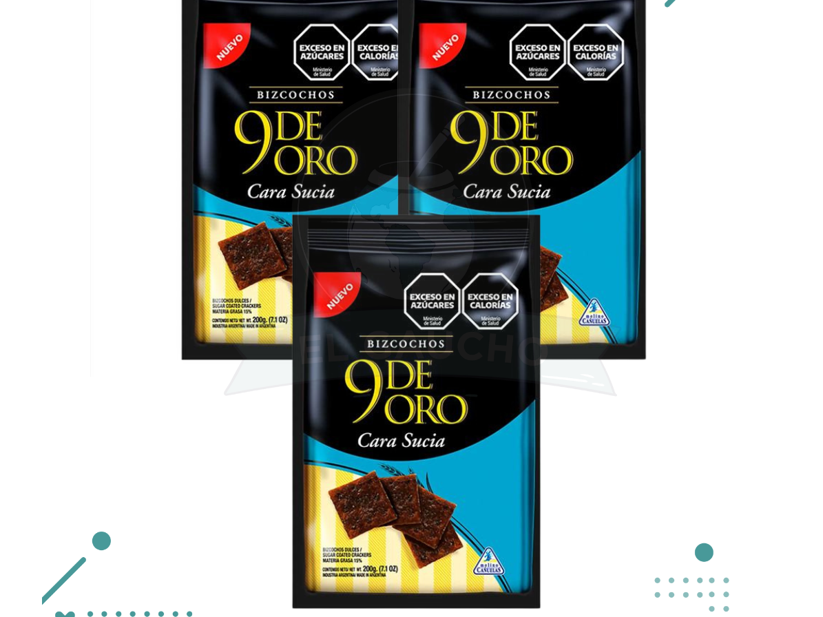 Carita sucia 9 de oro 200 gr
