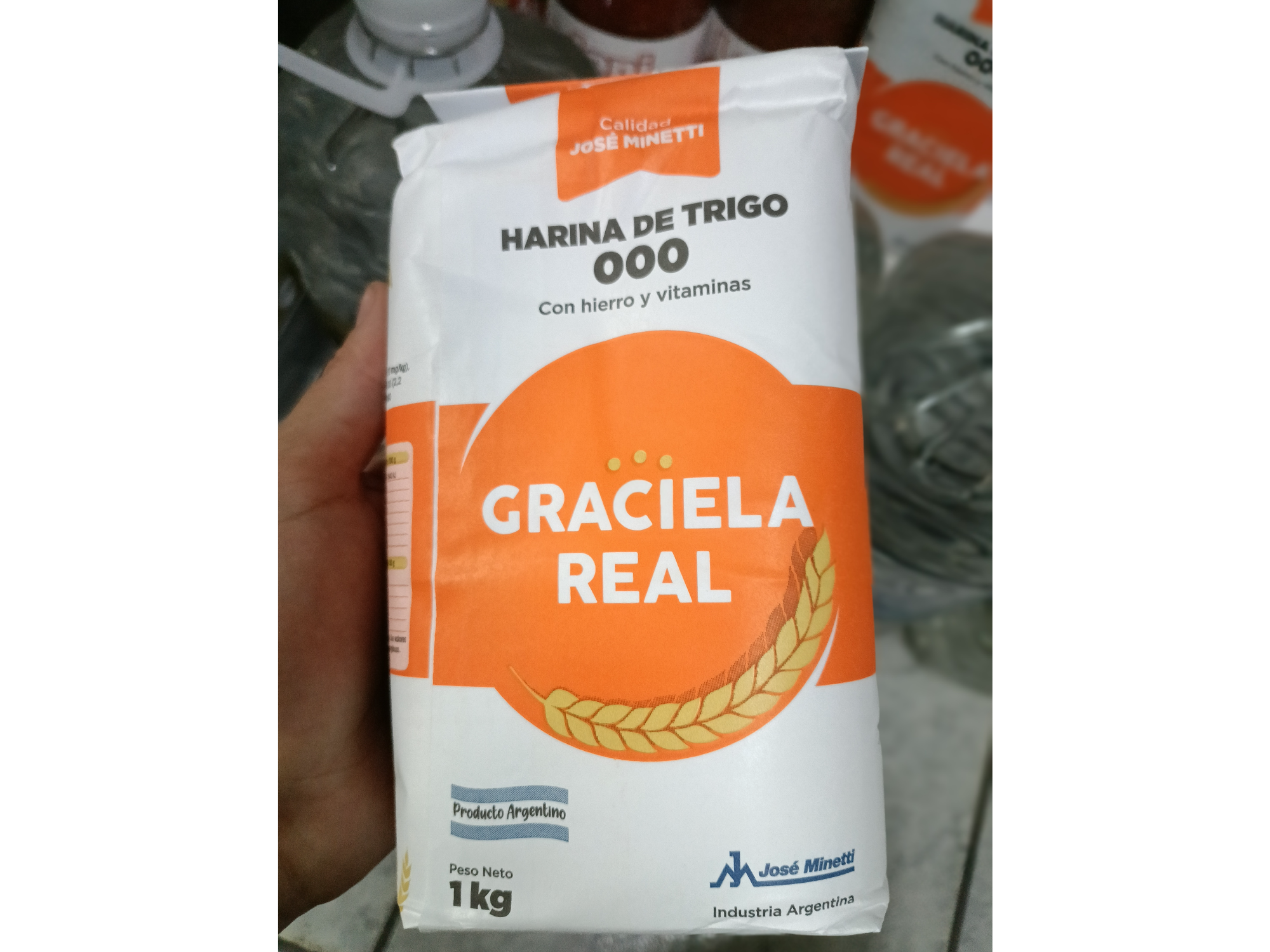 Harina de trigo 000 1 kg