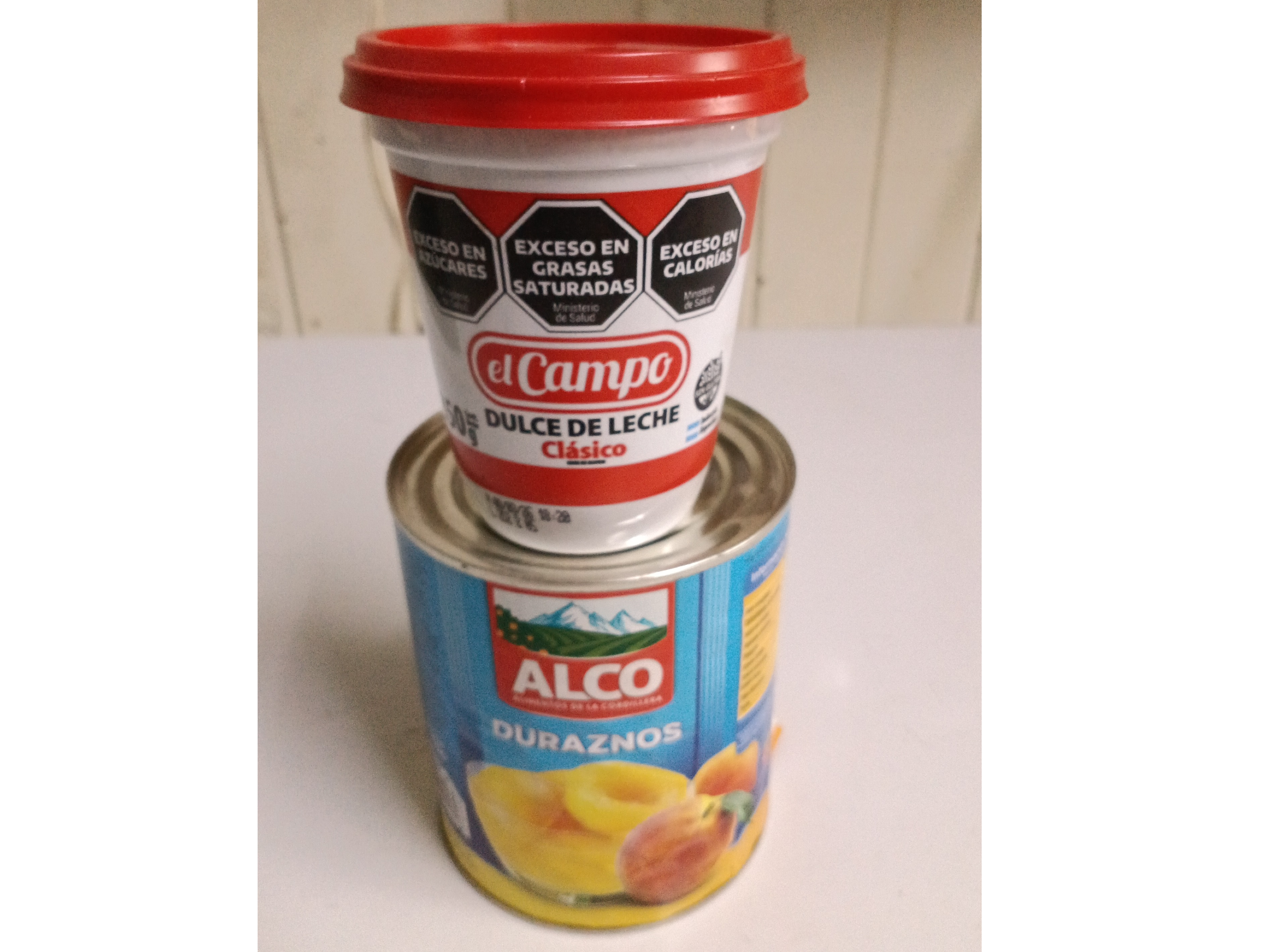 Durazno Natural + Dulce de leche