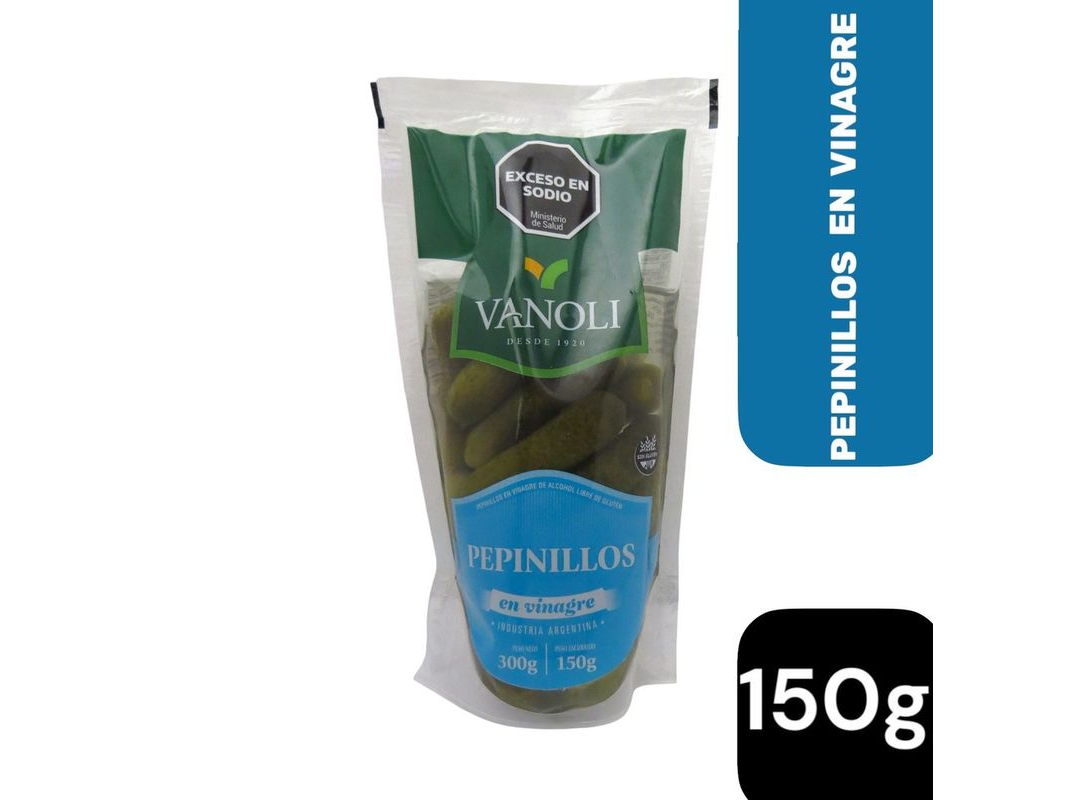 Pepinillos en vinagre 300 gr