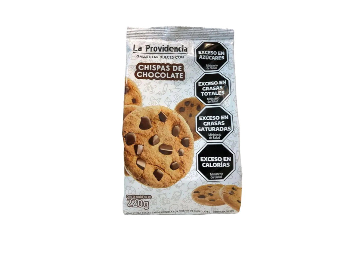 Galletas c/ Chip de chocolate 119 gr