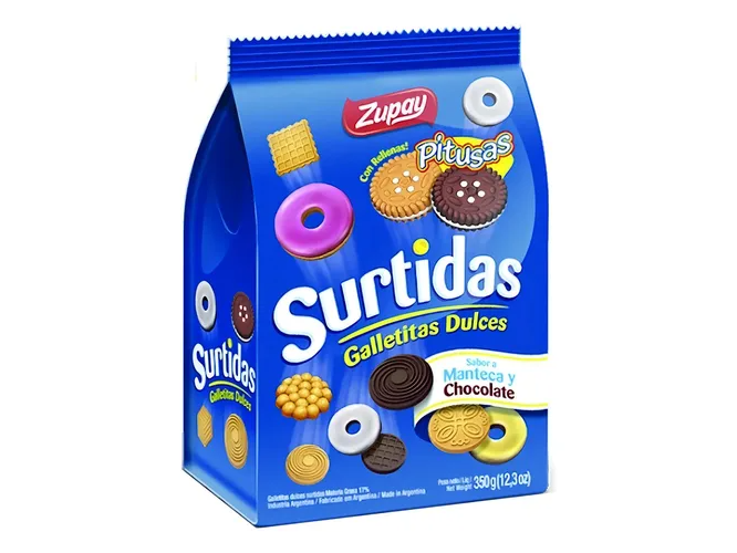 Galletas surtidas 350 gris