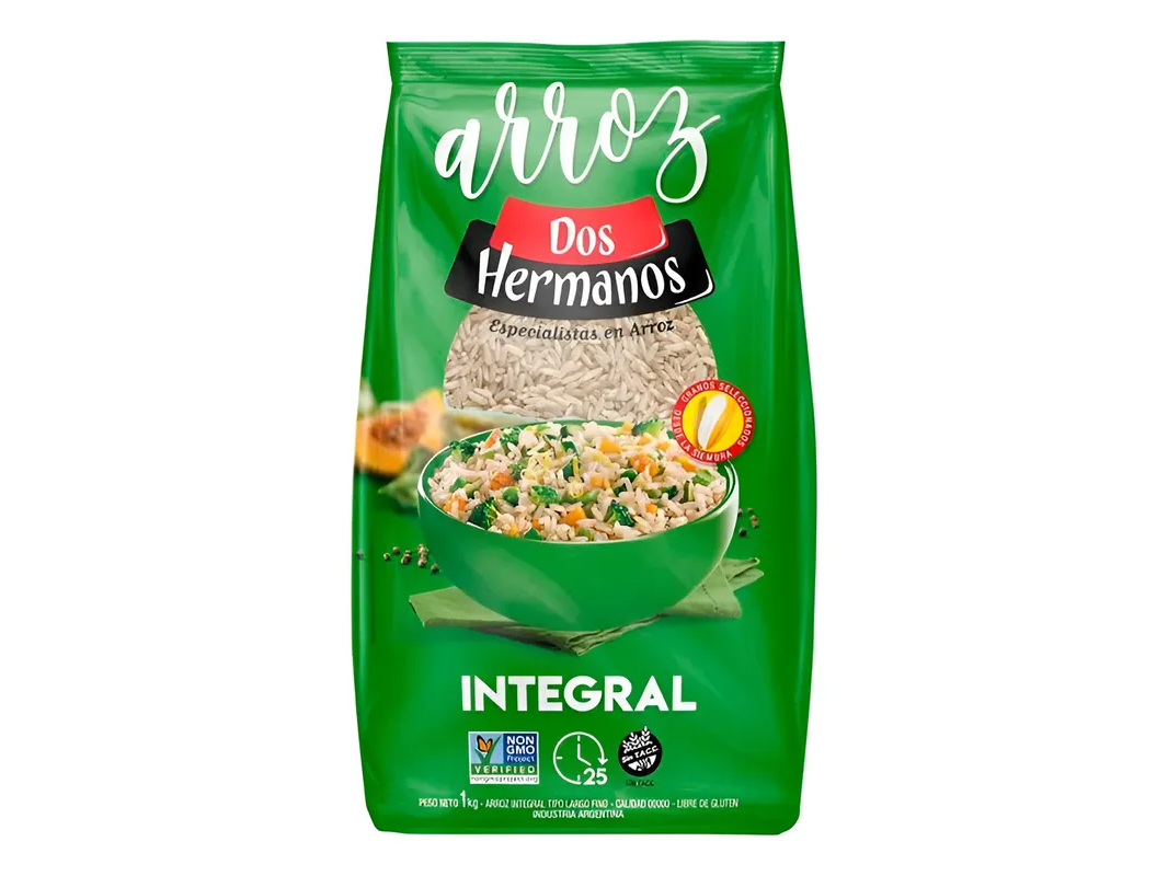 Arroz integral Dos hermanos 1 Kg