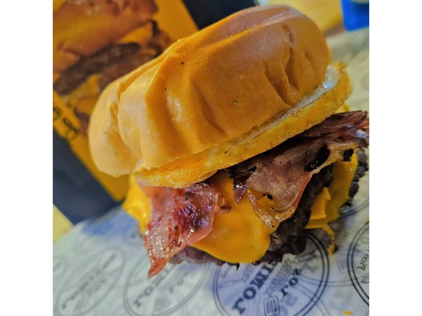 Hamburguesa Roquefort y Bacon