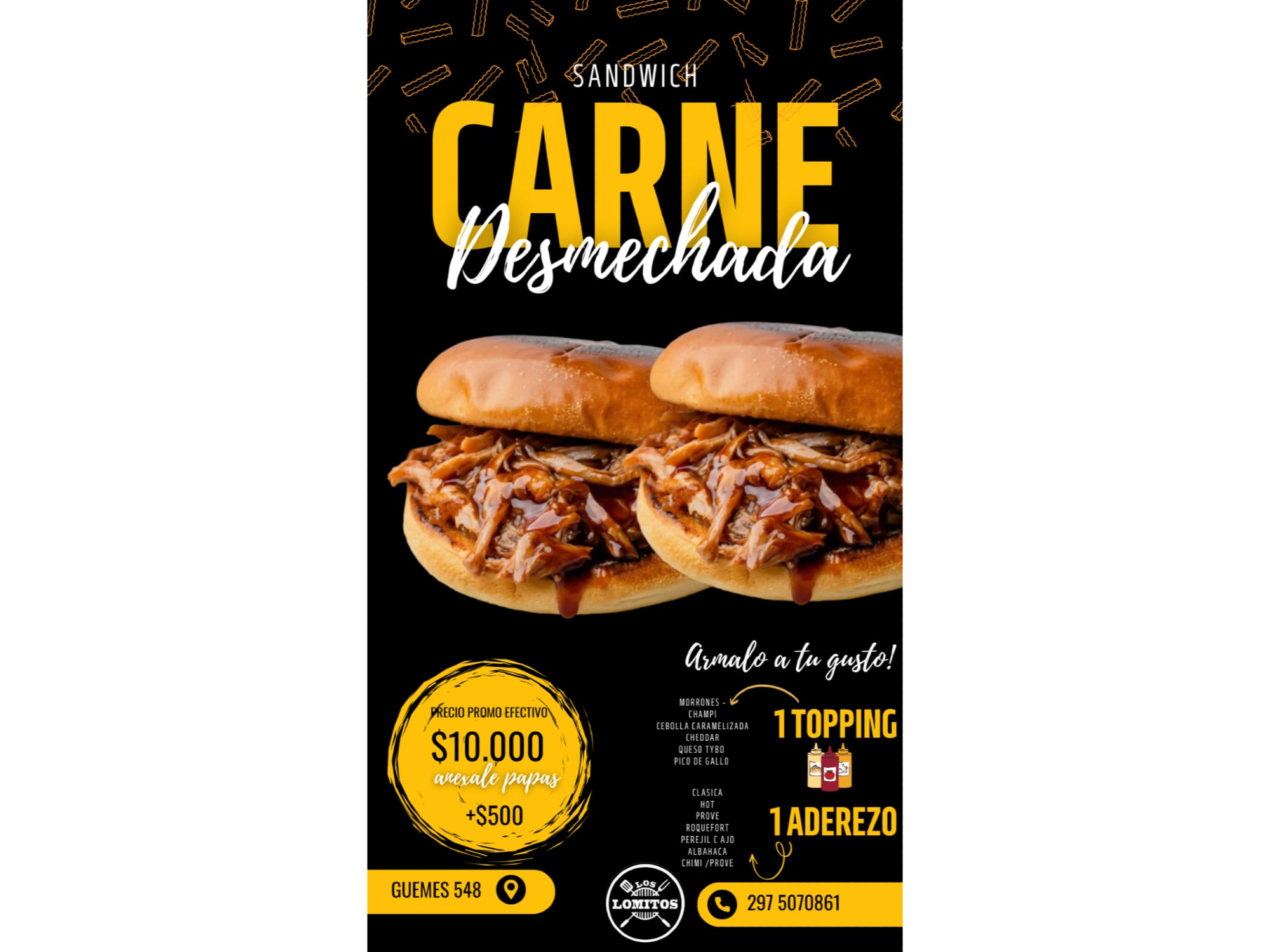 SÁNDWICH DESMENUZADO