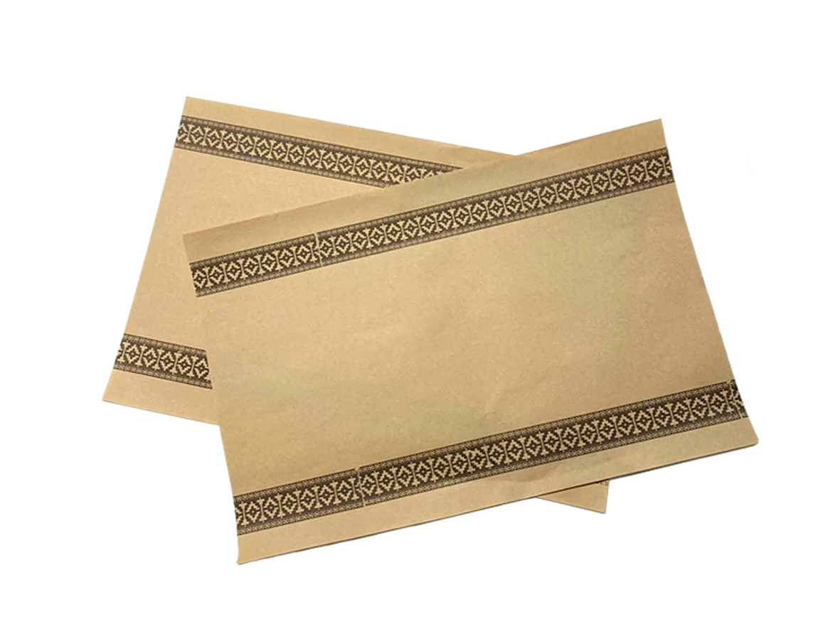 Mantelitos individuales - papel Kraft