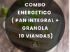 COMBO ENERGETICO ( 10 VIANDAS + GRANOLA + PAN INTEGRAL)