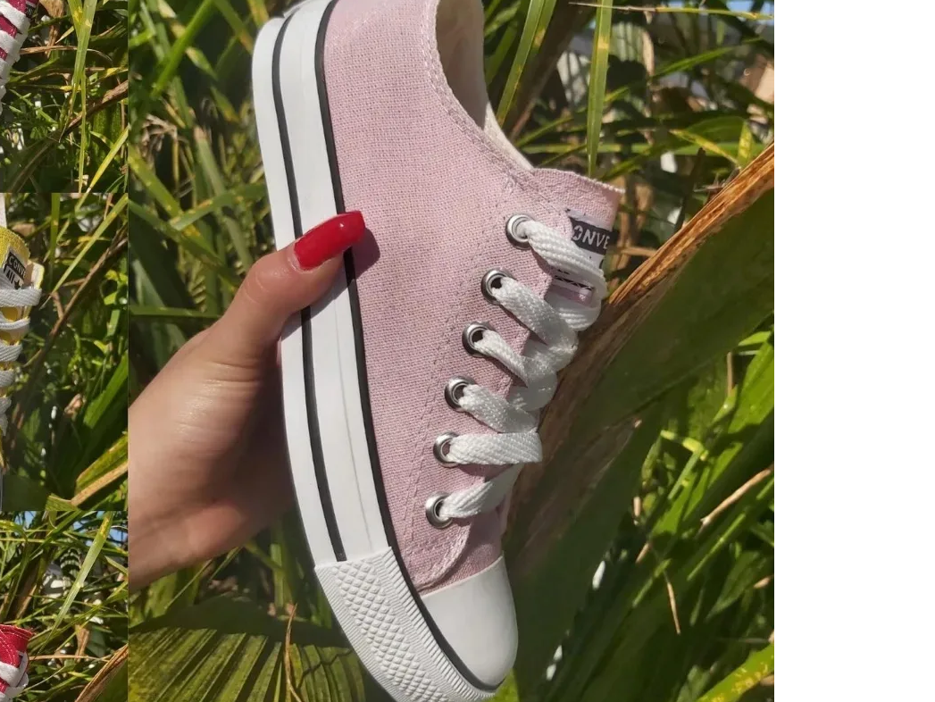 Zapatillas clásicas rosa