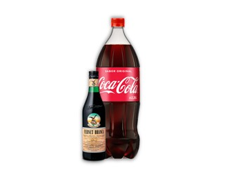 FERNET BRANCA 450ML + COCA COLA 2,25L