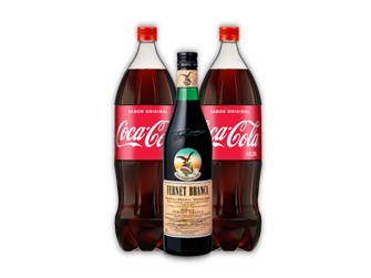 FERNET BRANCA 750ML + 2 COCA COLA 2,25L