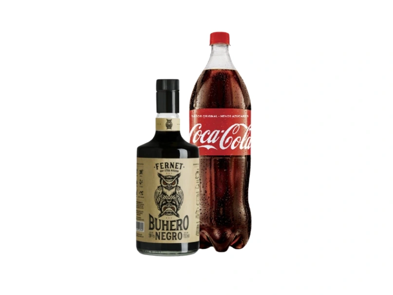 FERNET BUHERO 700ML + COCA COLA 2,25L