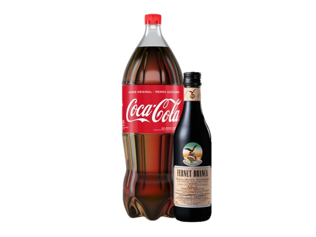 FERNET BRANCA 450ML + COCA COLA 2,25L