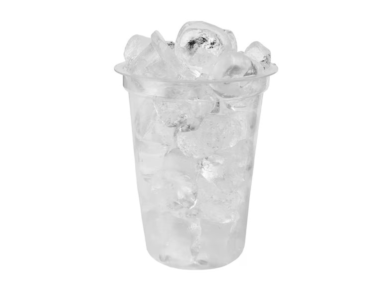 VASO CON HIELO