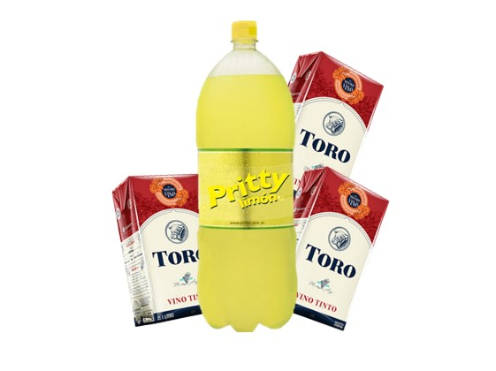 PRITTY 3L + 3 VINOS TORO TINTO 1L