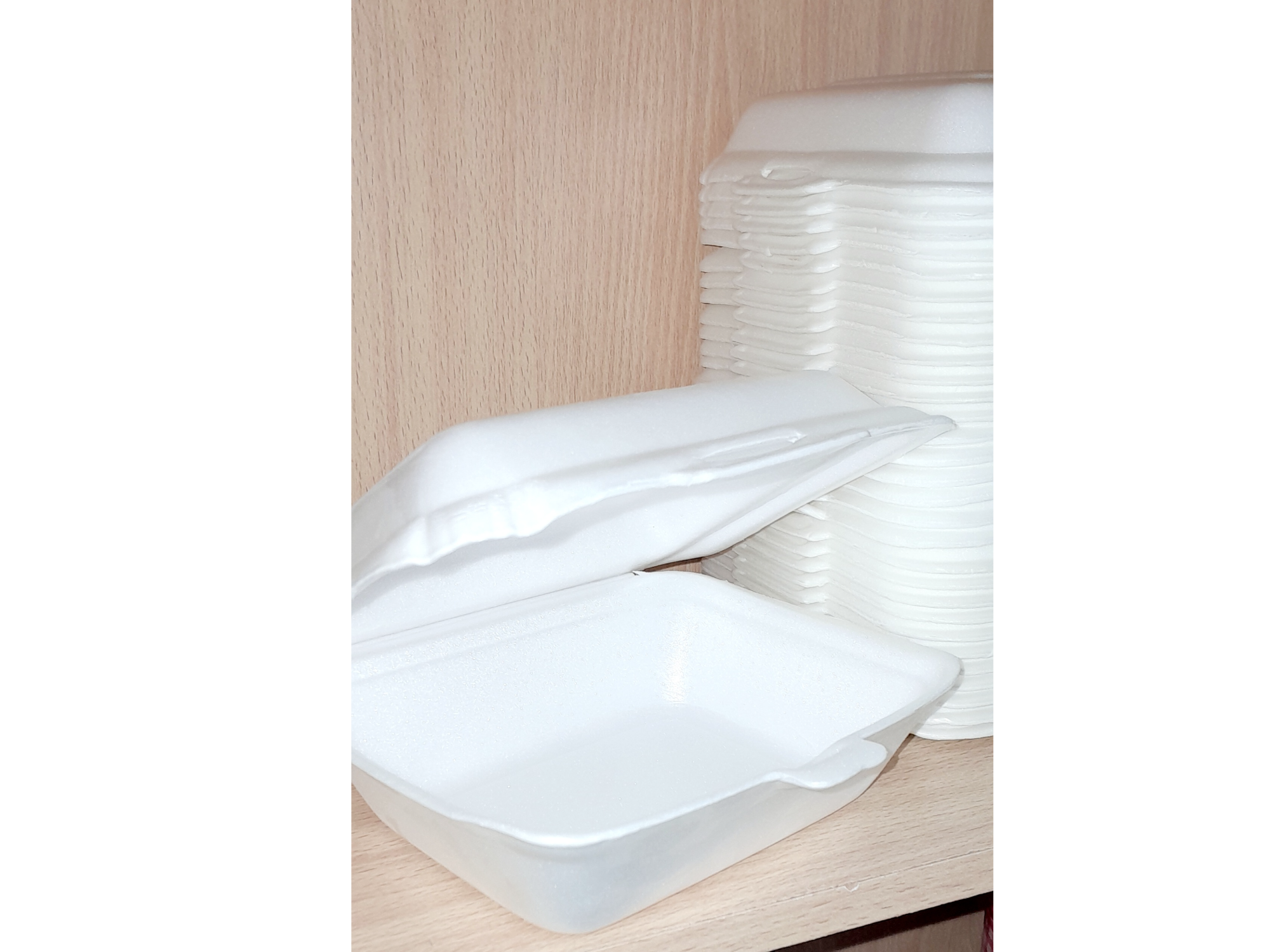 Bandeja con tapa expandido