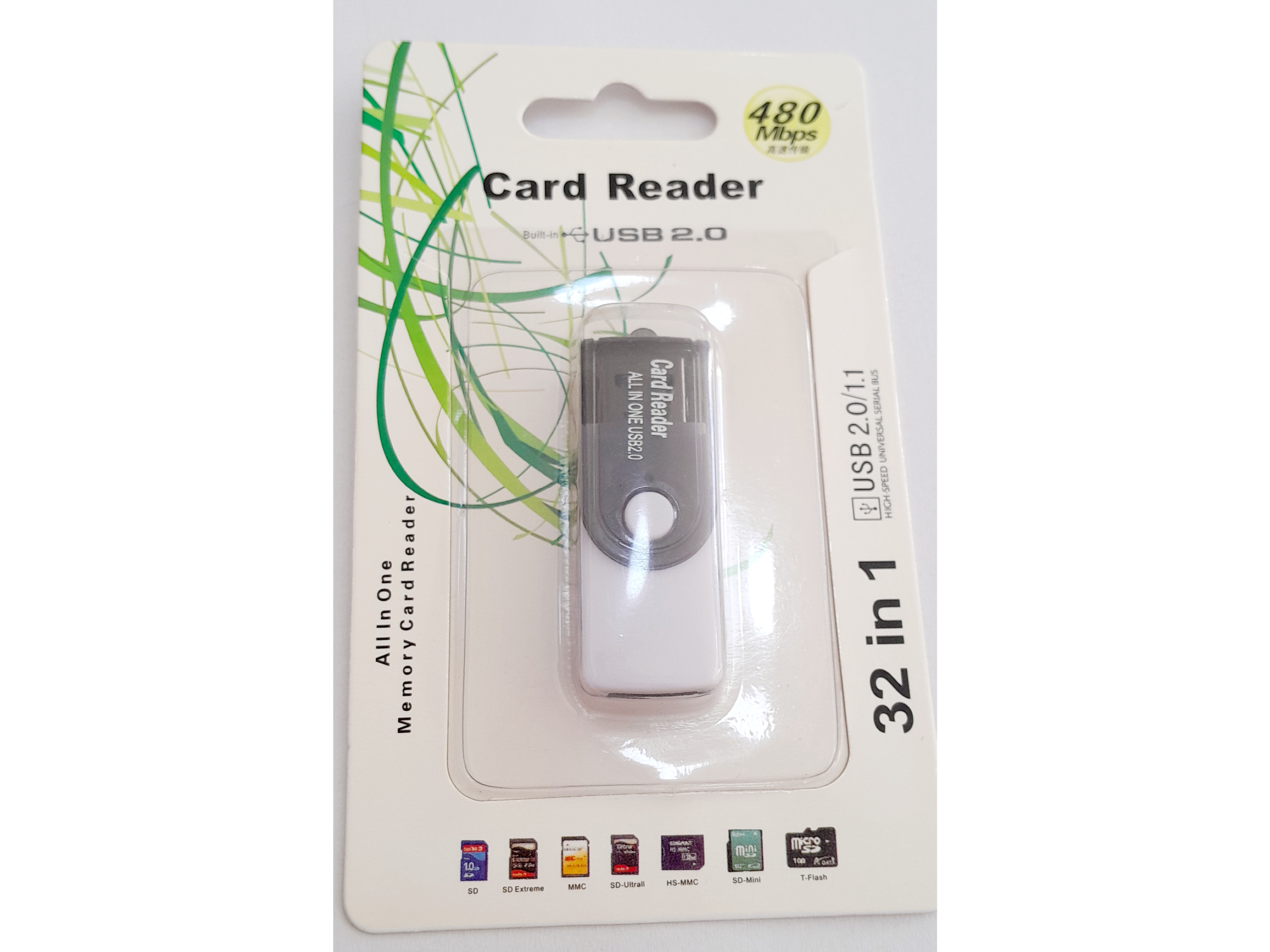 Adaptador lector de Memoria Universal