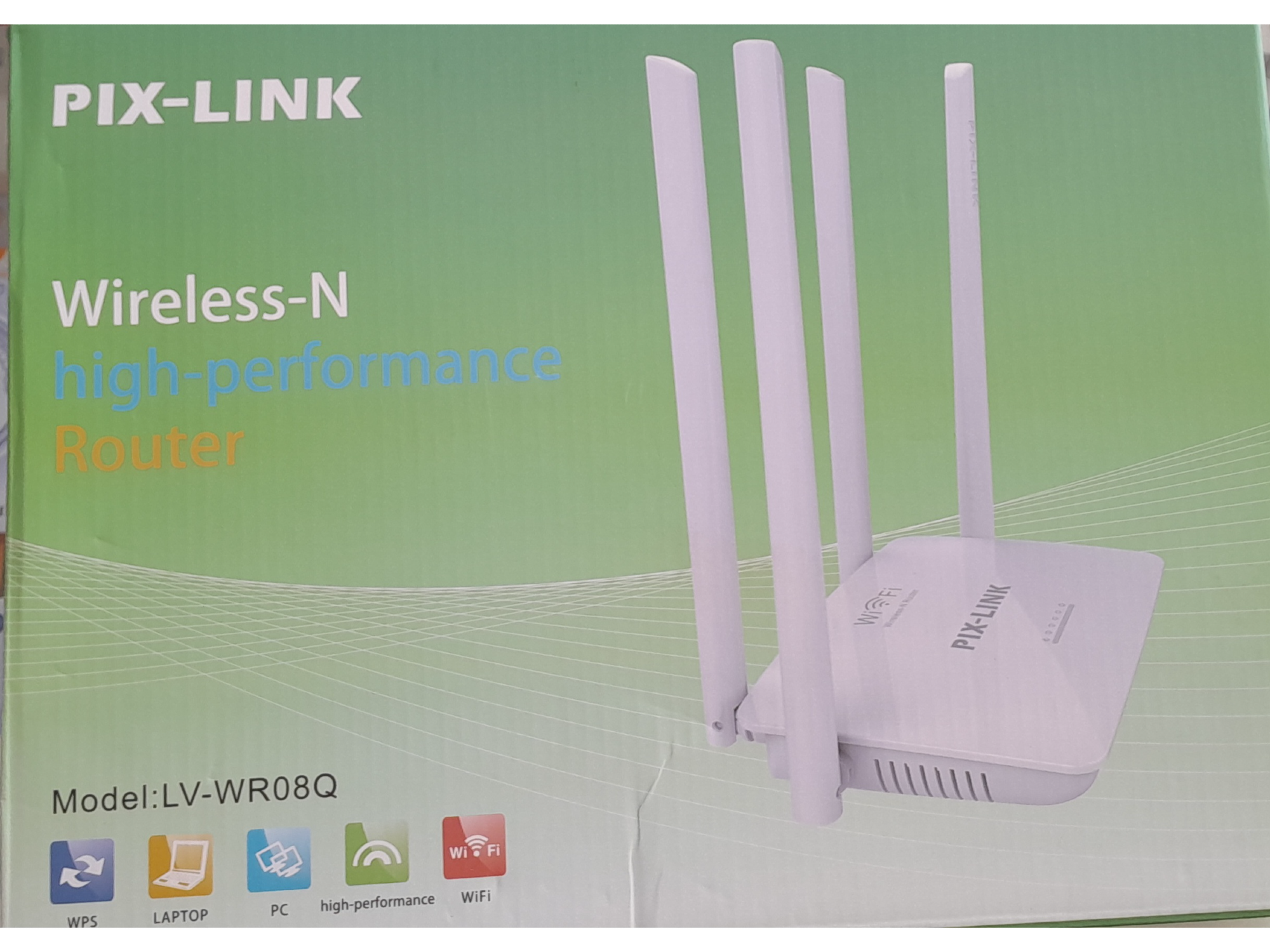 Router Wireless WPA/WAP2 4X5DBI
