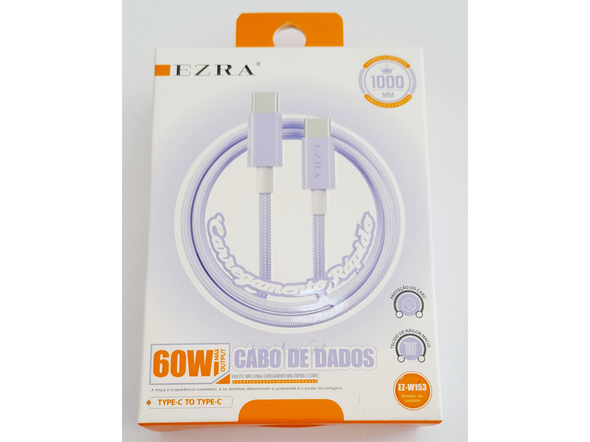 Cable tipo C a C 60W Mallado