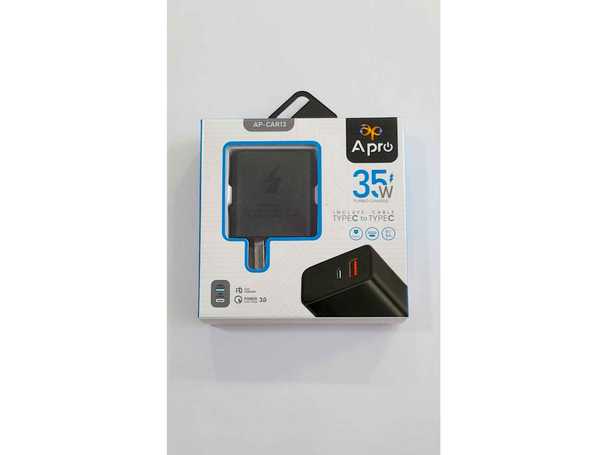 Cargador Apro 35W + cable USB/C